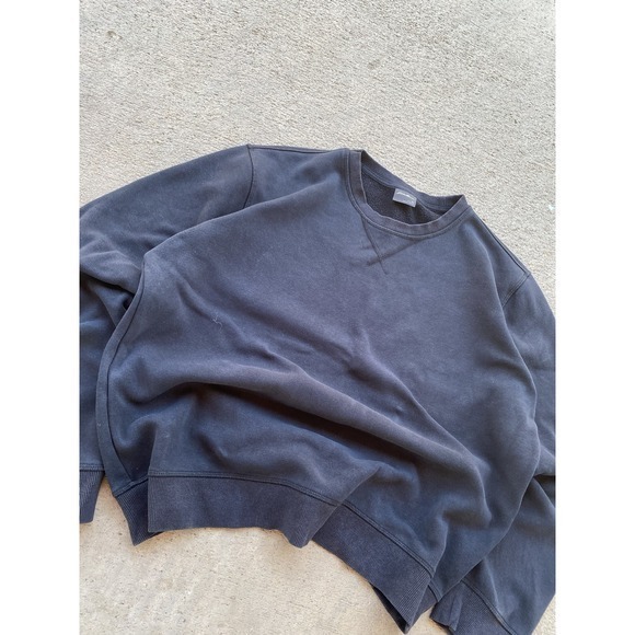 Eddie Bauer Sweater Mens XL Black Crewneck Pullover Fleece Lined Casual Outdoors - Picture 2 of 8